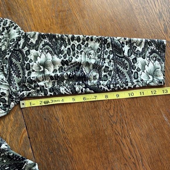 Capella Apparel Knit Dress Paisley Print size M - Picture 8 of 10